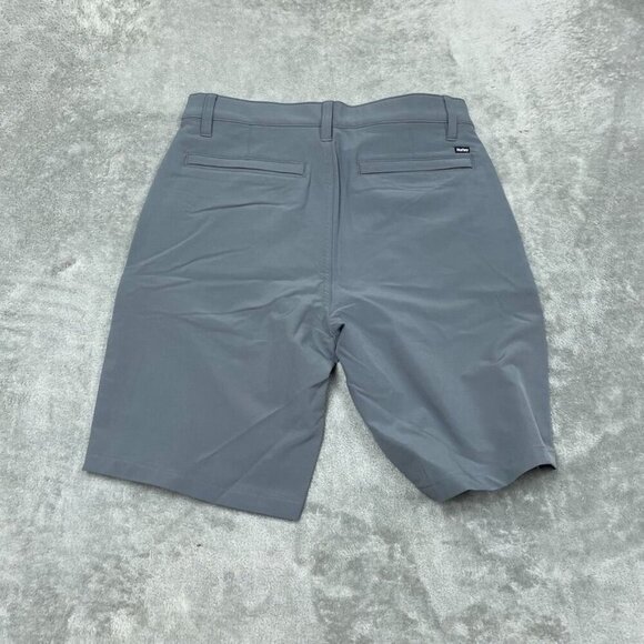 Hurley Mens Gray Lightweight Hybrid Chino Shorts Size 30 Casual Blend a0419 - Picture 4 of 6